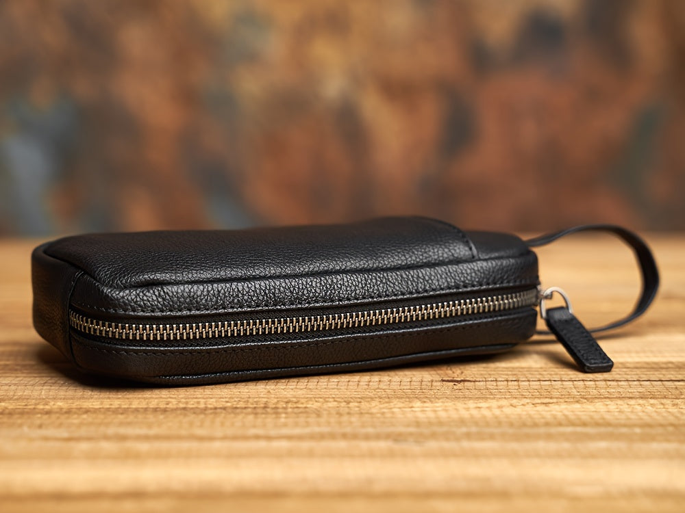 Bolso informal para hombre con asa lateral, bolso retro informal para teléfono, bolso de mano ligero y portátil para viajes diarios