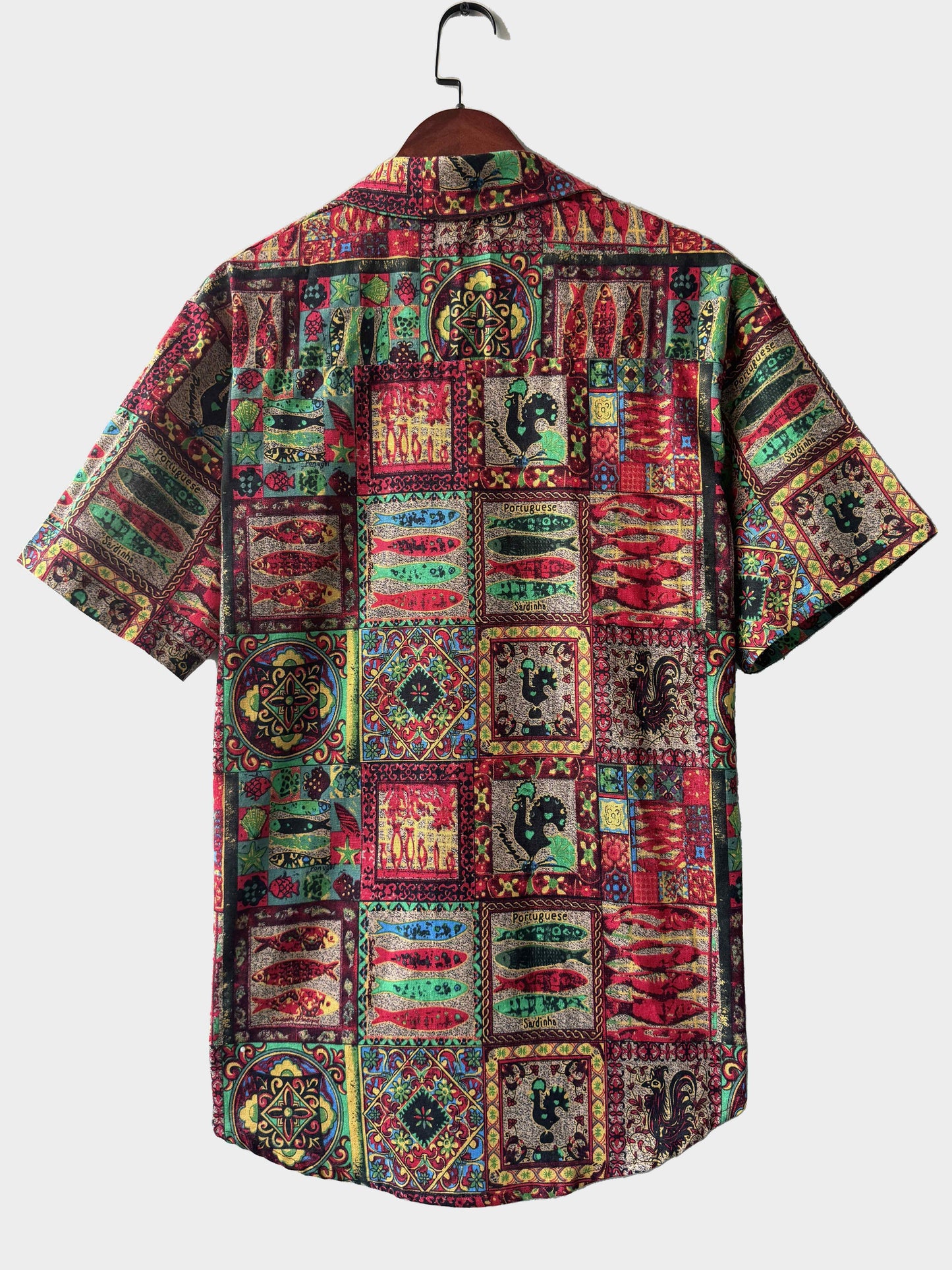 Chemise d'été à manches courtes pour homme, à imprimé ethnique tribal, à la mode et simple, à revers boutonné, décontractée, simple, tendance et polyvalente, adaptée aux rendez-vous, aux vacances à la plage, comme cadeau