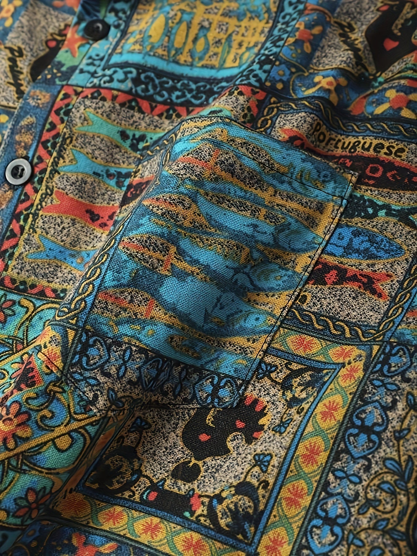 Chemise d'été à manches courtes pour homme, à imprimé ethnique tribal, à la mode et simple, à revers boutonné, décontractée, simple, tendance et polyvalente, adaptée aux rendez-vous, aux vacances à la plage, comme cadeau