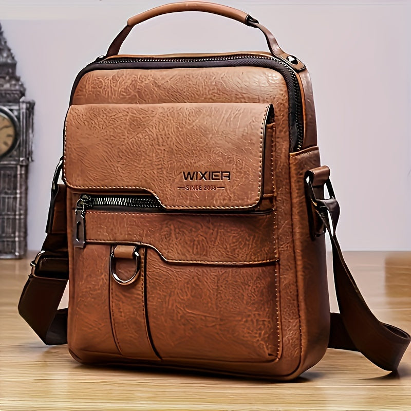 Men's Shoulder Bag Vintage Handbag Business Casual