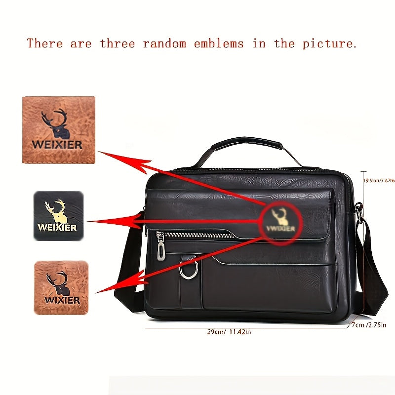 Men's Shoulder Bag Vintage Handbag Business Casual