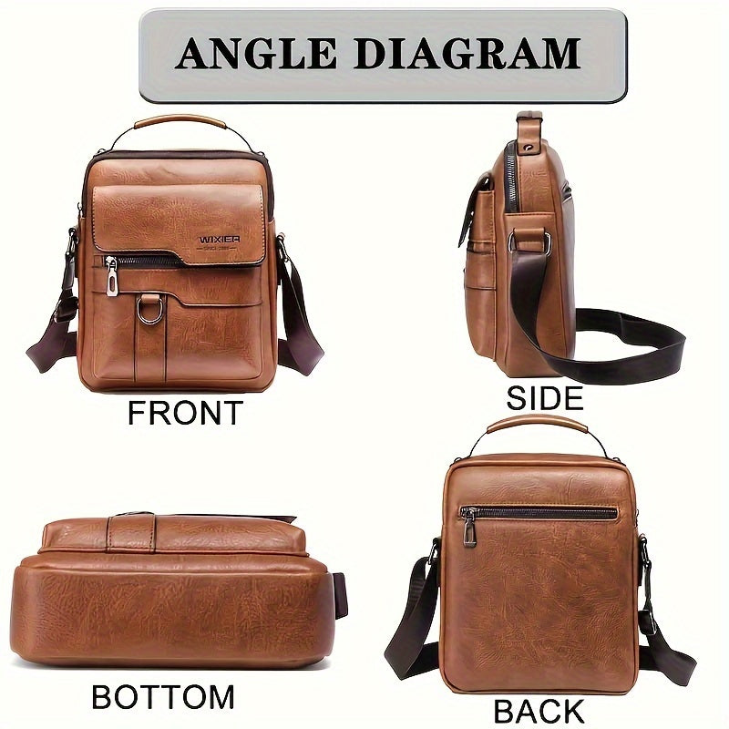 Men's Shoulder Bag Vintage Handbag Business Casual