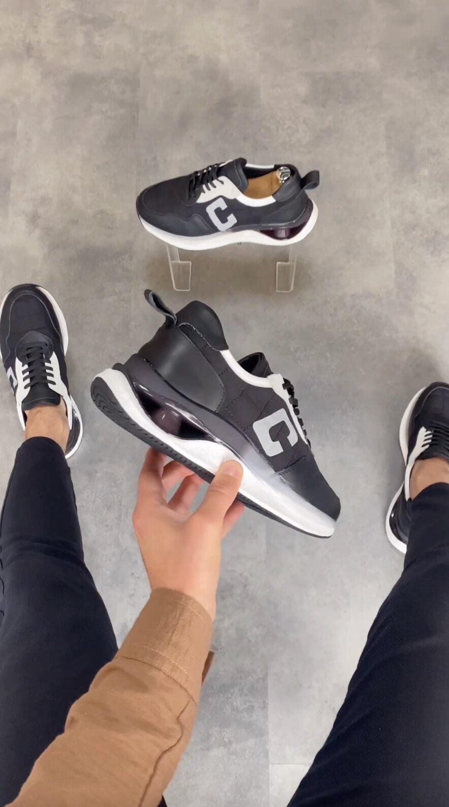 Nueva colección de zapatos deportivos hechos a mano de cuero genuino, calidad y únicos