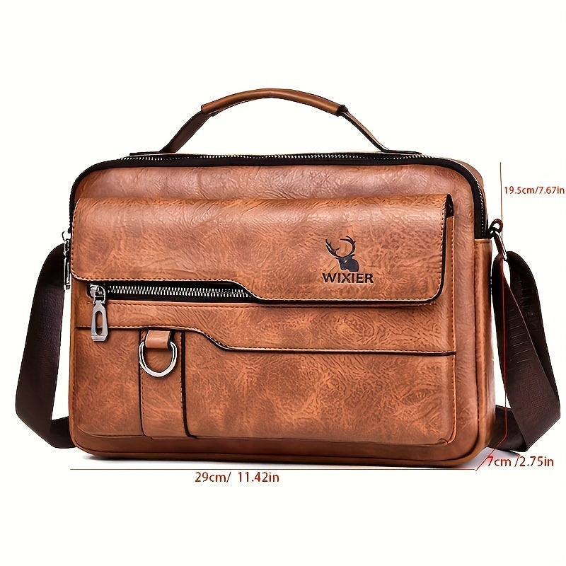 Men's Shoulder Bag Vintage Handbag Business Casual