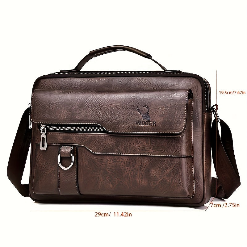 Men's Shoulder Bag Vintage Handbag Business Casual