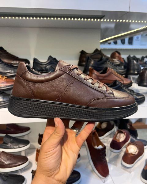 Zapatos deportivos de piel auténtica para hombre, colección 2023, hechos a mano, de calidad informal para hombre