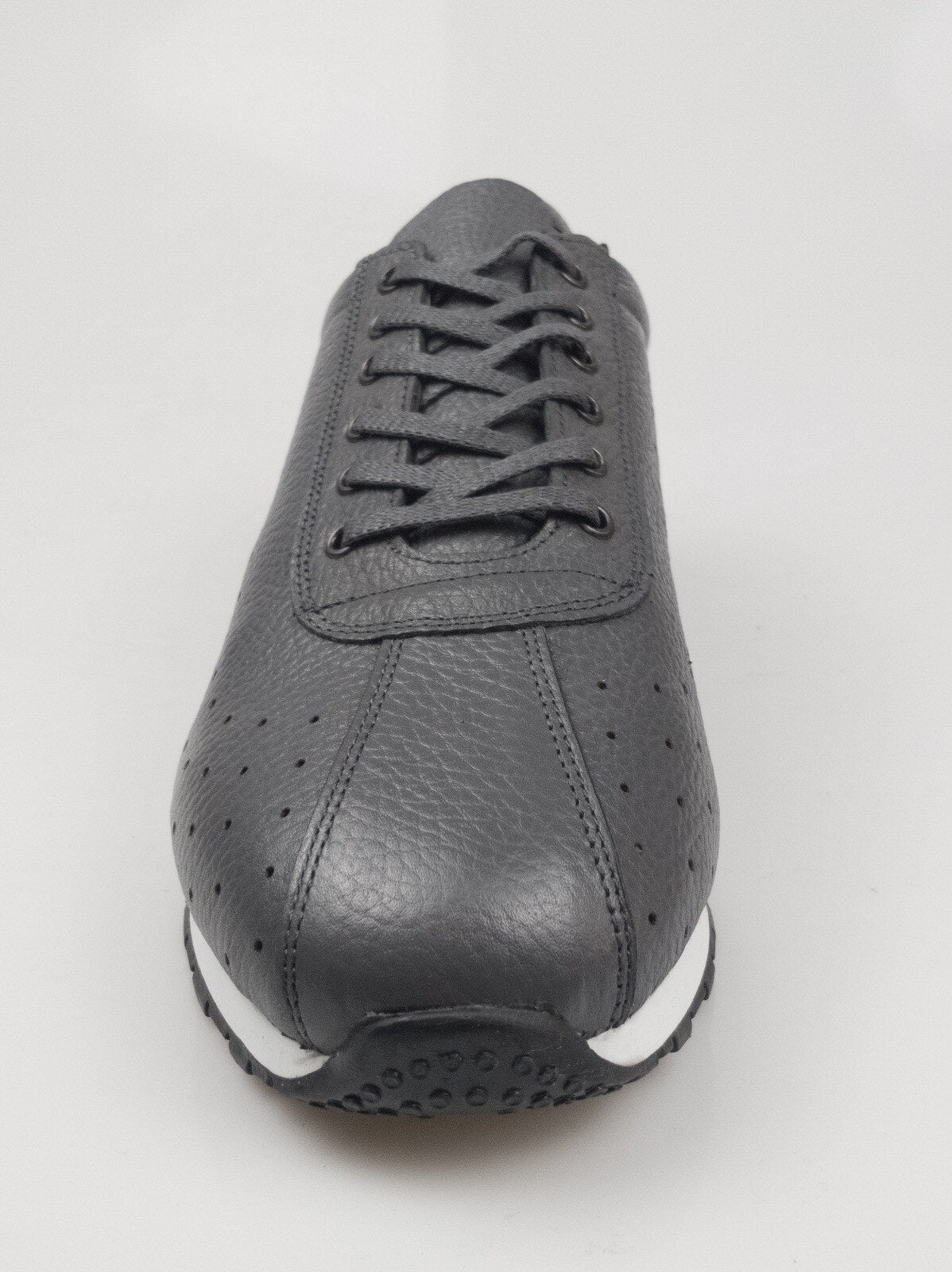 Zapatillas de deporte de piel auténtica para hombre, de color gris, para verano, modelo Legend, cómodas y modernas