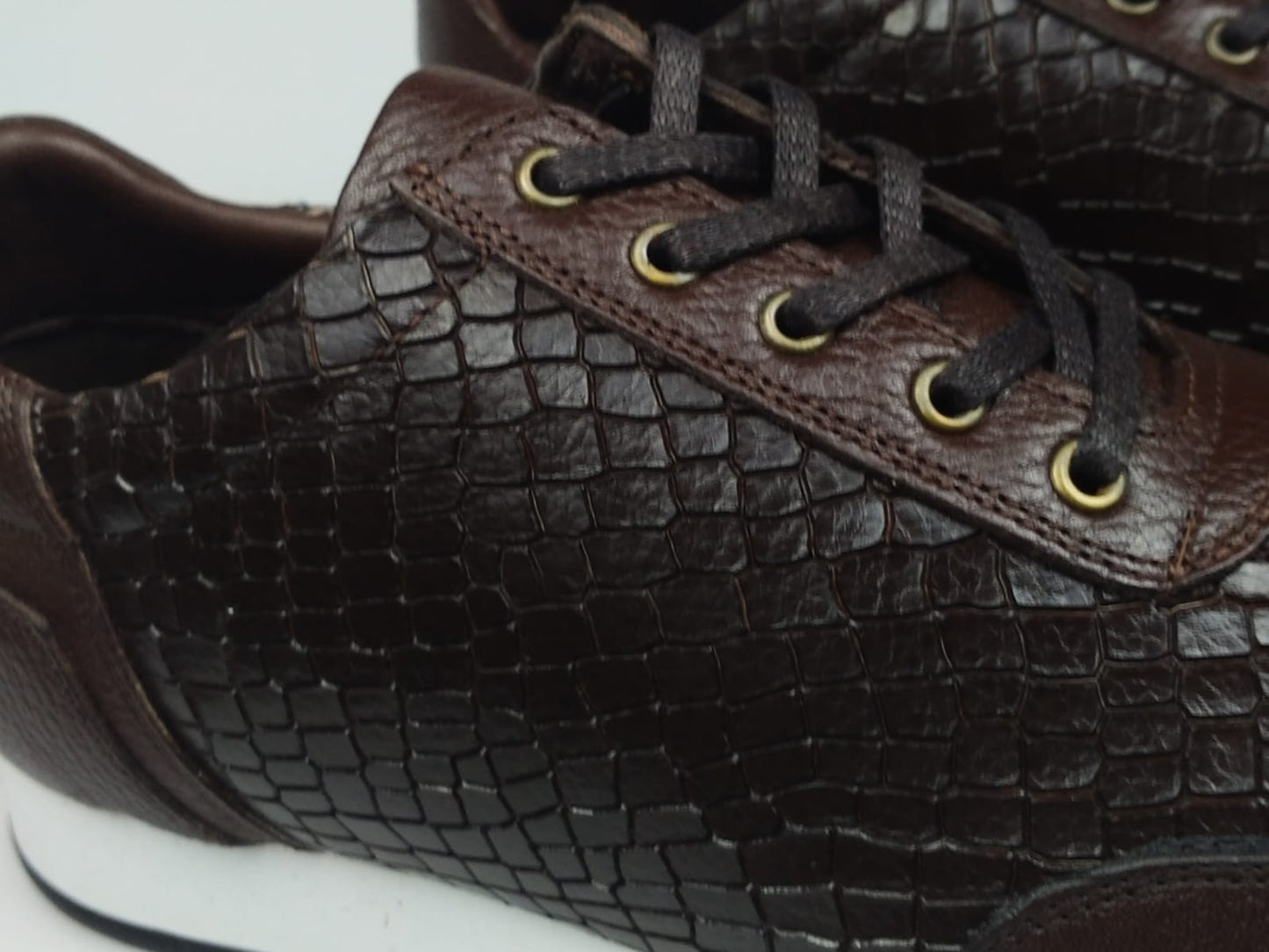 Baskets en cuir véritable pour hommes, nouvelle saison