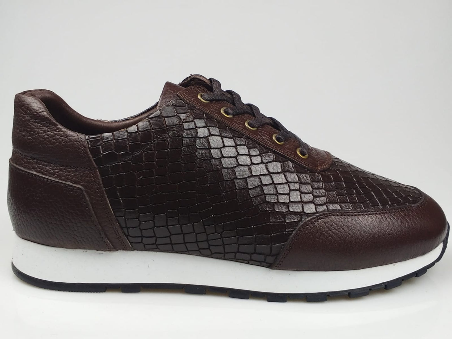Baskets en cuir véritable pour hommes, nouvelle saison