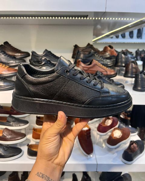 Zapatos deportivos de piel auténtica para hombre, colección 2023, hechos a mano, de calidad informal para hombre