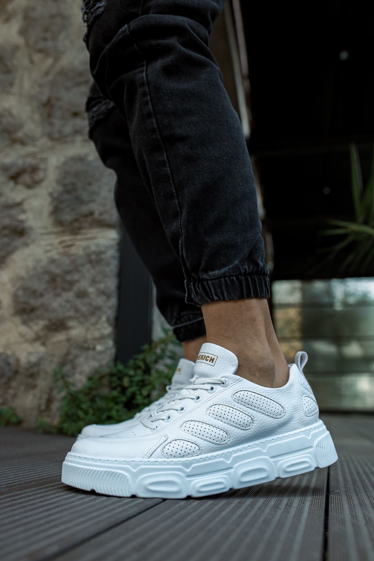 Chaussures à semelles cousues quotidiennes respirantes pour hommes Chekich CH105