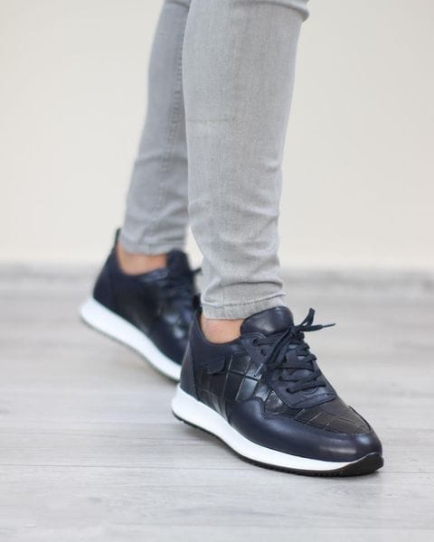 Zapatillas de deporte hechas a mano con suela de EVA de cuero genuino para la nueva temporada 2022