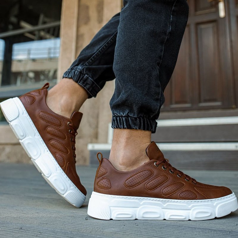 Chaussures à semelles cousues quotidiennes respirantes pour hommes Chekich CH105