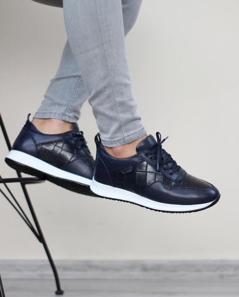 Zapatillas de deporte hechas a mano con suela de EVA de cuero genuino para la nueva temporada 2022