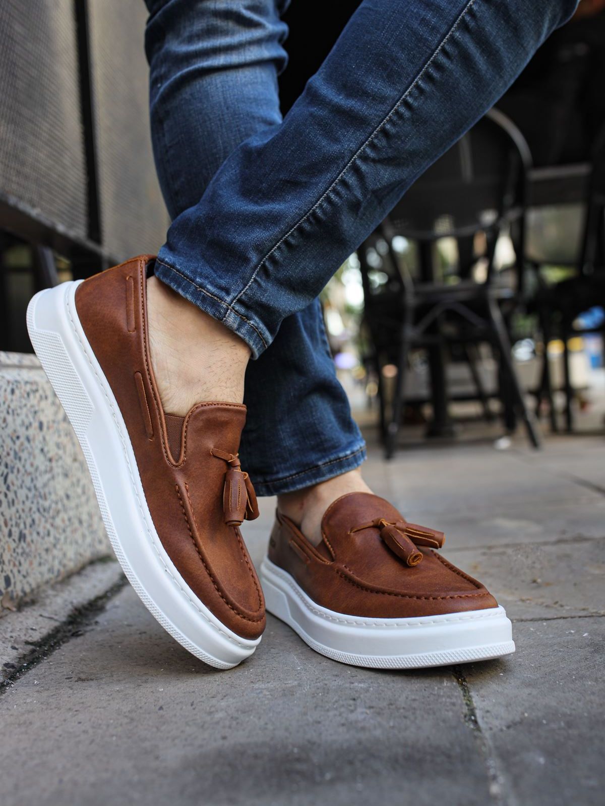Chekich Tan hommes nouvelles chaussures pour hommes élégantes CH127