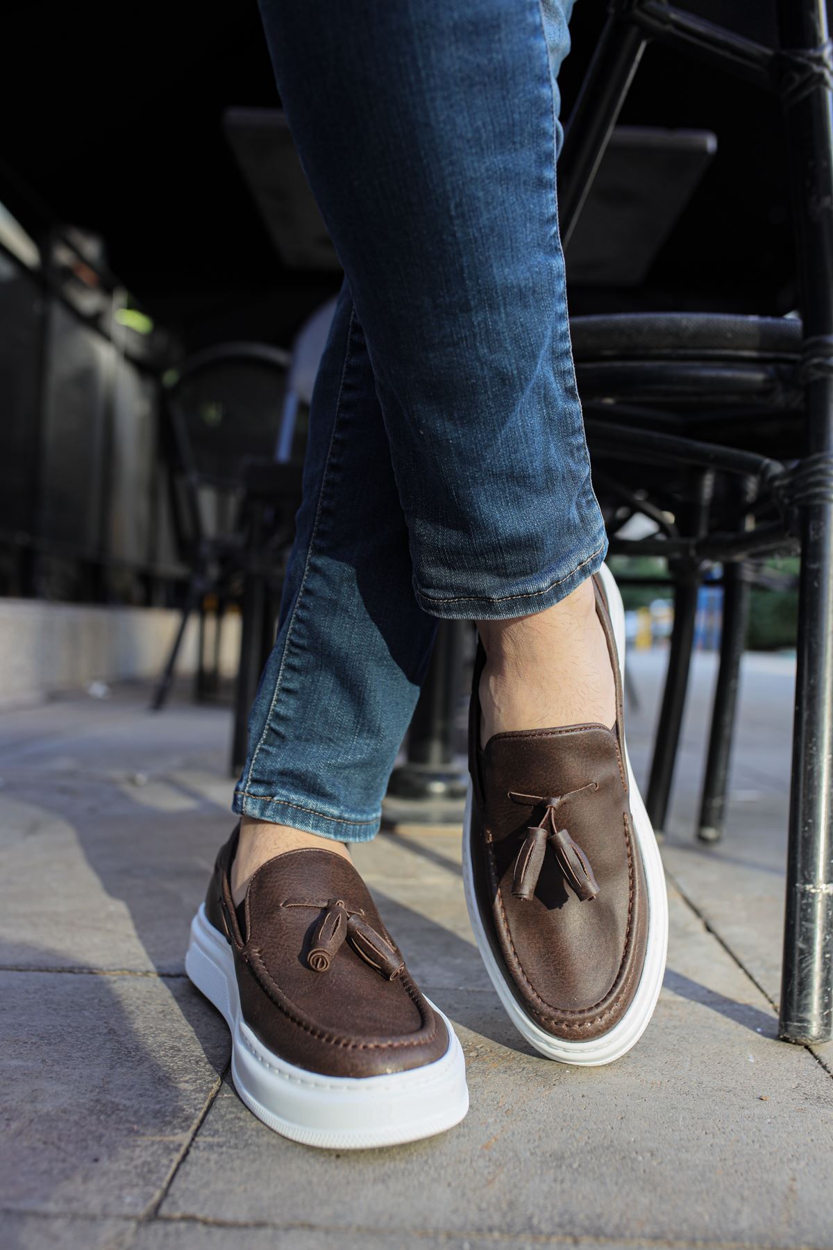 Chekich Tan hommes nouvelles chaussures pour hommes élégantes CH127