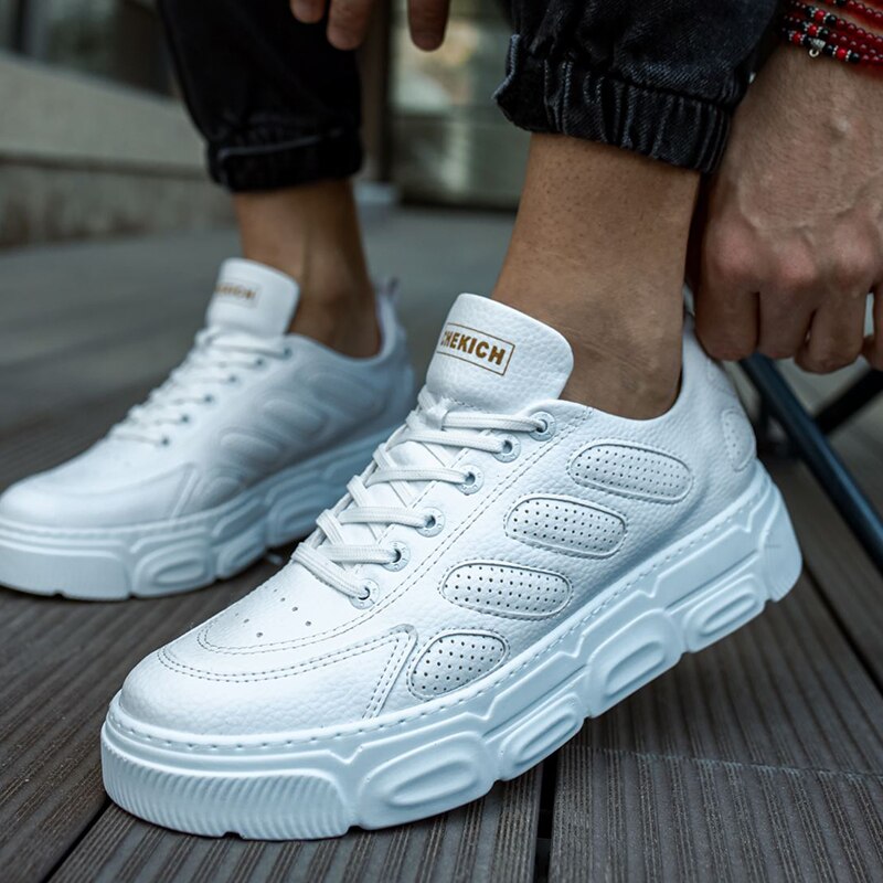 Chaussures à semelles cousues quotidiennes respirantes pour hommes Chekich CH105