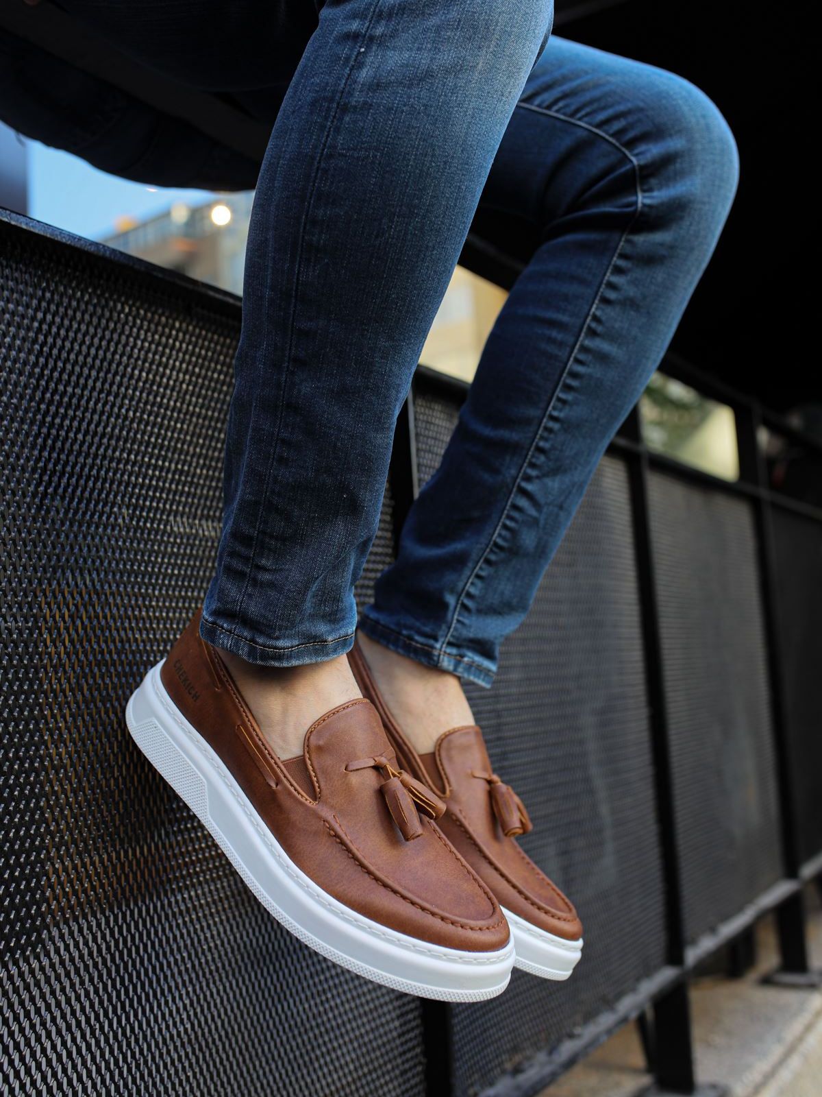 Chekich Tan hommes nouvelles chaussures pour hommes élégantes CH127