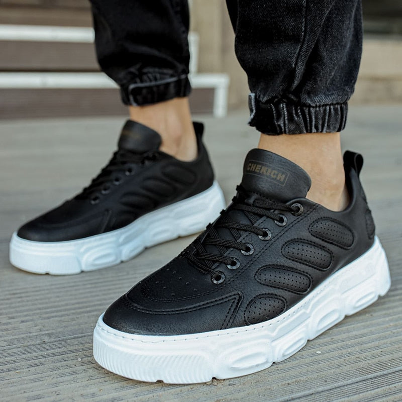 Chaussures à semelles cousues quotidiennes respirantes pour hommes Chekich CH105