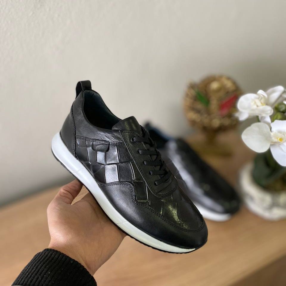 Zapatillas de deporte hechas a mano con suela de EVA de cuero genuino para la nueva temporada 2022