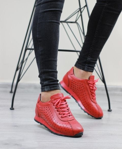 Baskets Redd en cuir véritable faites à la main pour hommes 
